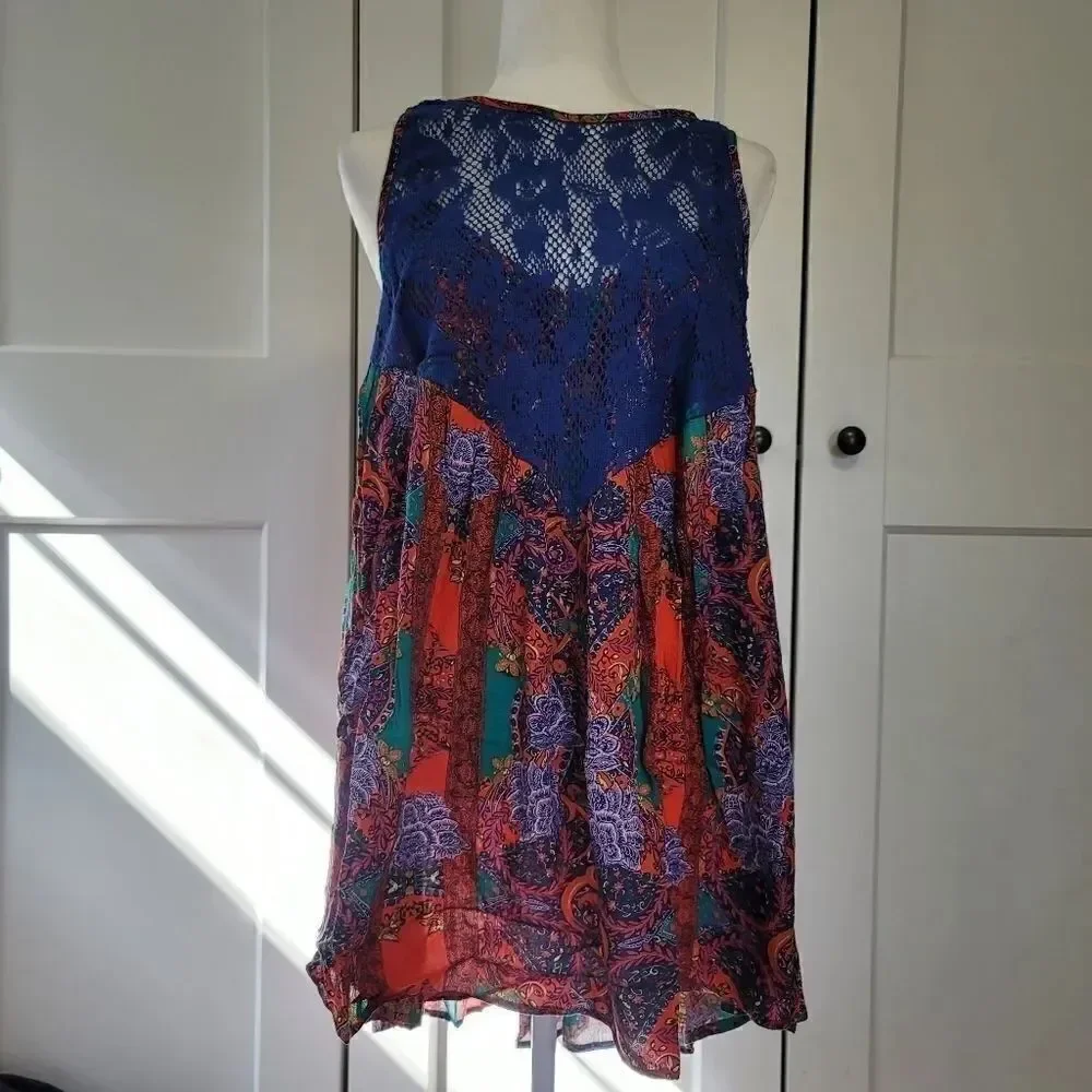 Free people count me in trapeze tunic top